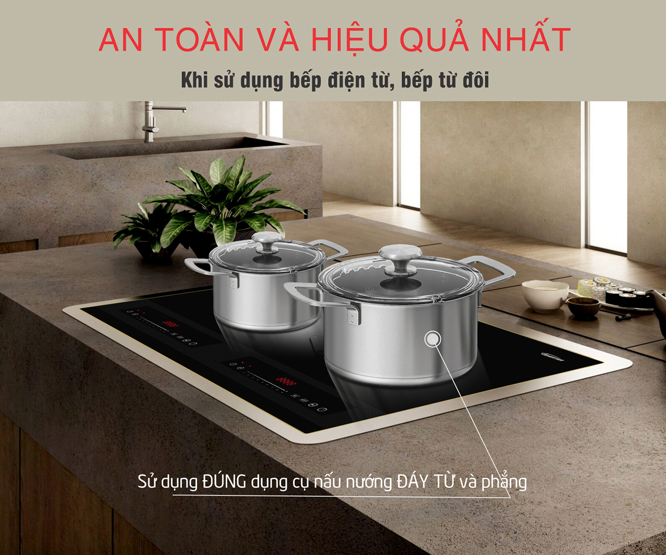 Những cách sử dụng bếp từ đôi Kidosu an toàn, hiệu quả nhất