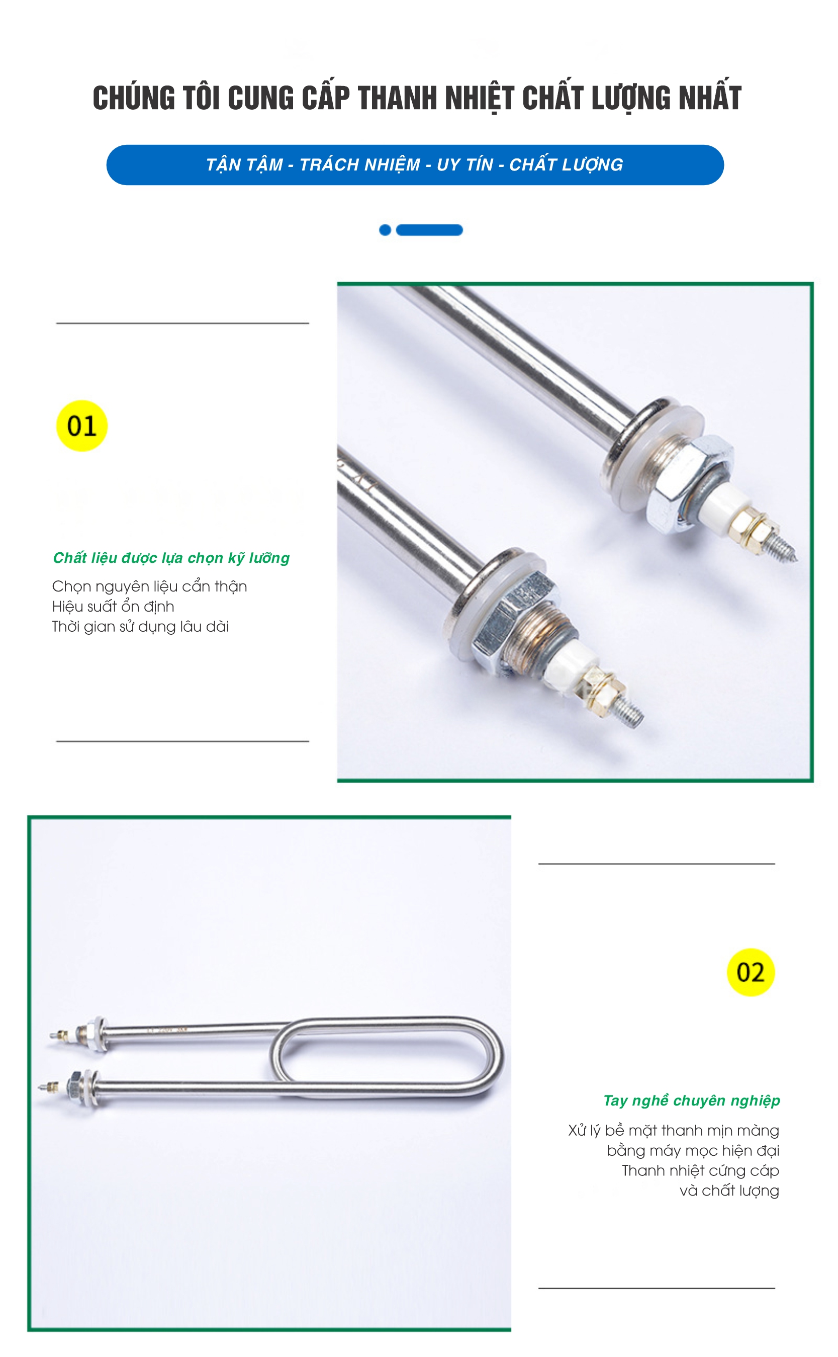 Thanh mayso 3kw nồi nấu phở Thanh điện trở 3kw