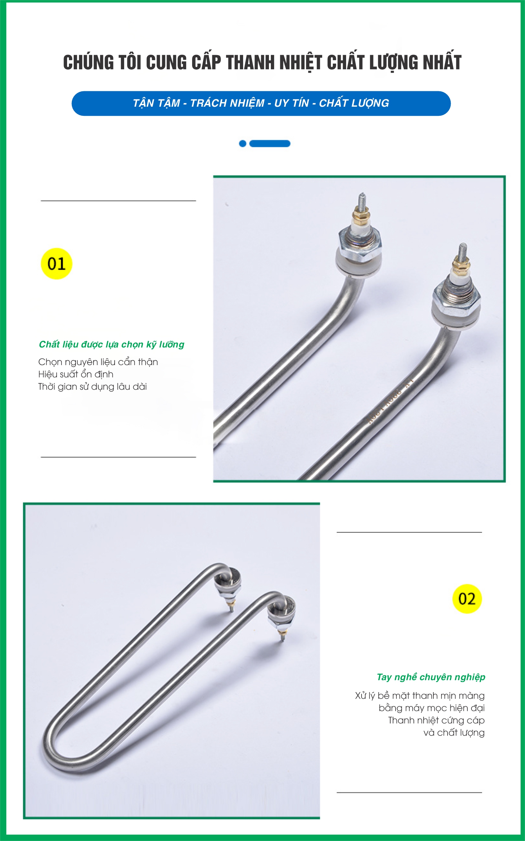 Thanh mayso 2kw nồi nấu phở Thanh điện trở 2kw