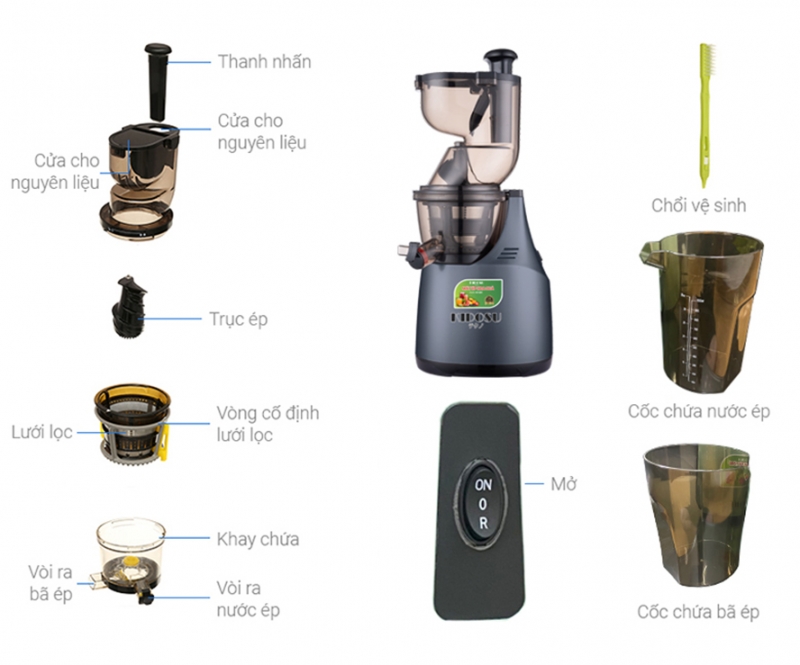 Máy ép hoa quả Kidosu KD-SJ02