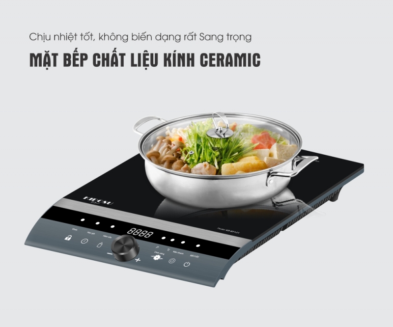 Bếp từ đơn Kidosu KD-BT116 mặt sứ