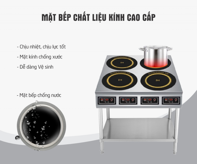 Bếp từ 4 họng