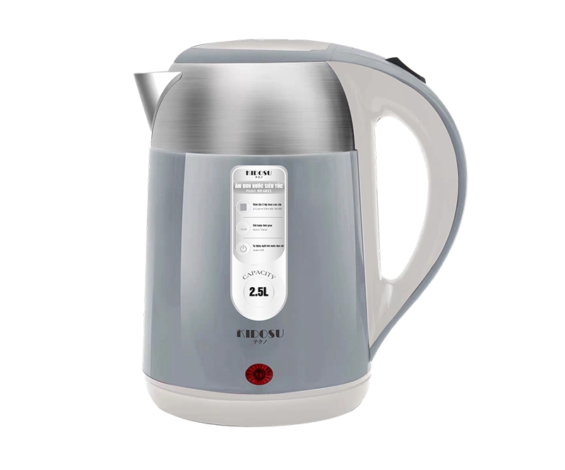 Ấm Siêu Tốc Kidosu 2 lớp Màu Ghi KD-GK21