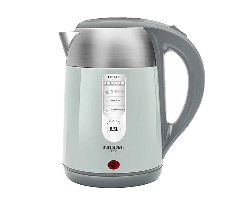 Ấm Siêu Tốc Kidosu 2 lớp Màu Xanh KD-GK21