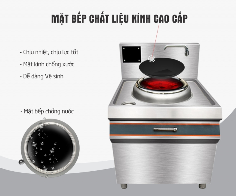 Bếp từ xào công nghiệp