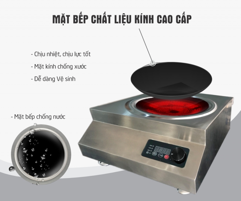 Bếp từ xào công nghiệp