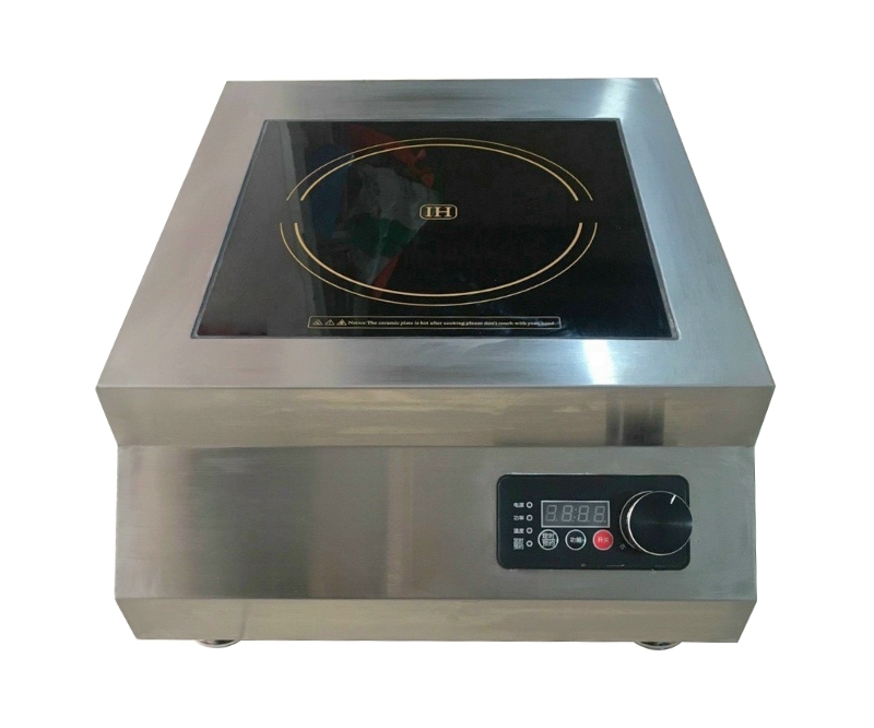 Bếp điện từ xào công nghiệp 5kw mặt kính phẳng