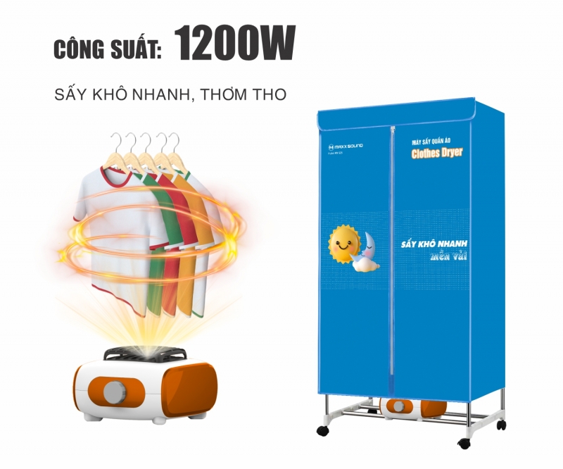 Tủ Sấy Quần Áo Maxxsound MX-S25