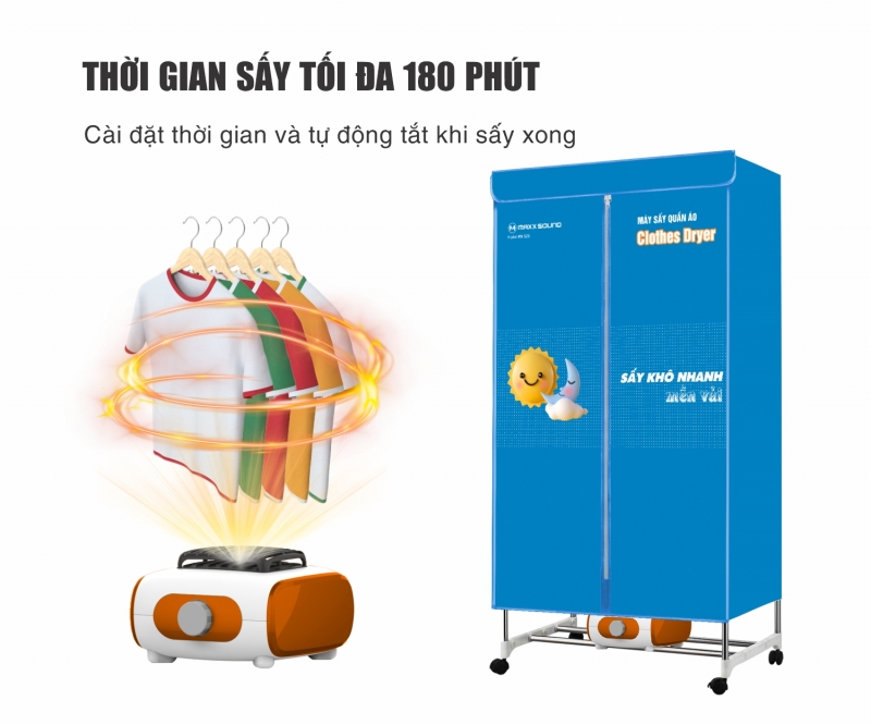 Tủ Sấy Quần Áo Maxxsound MX-S25