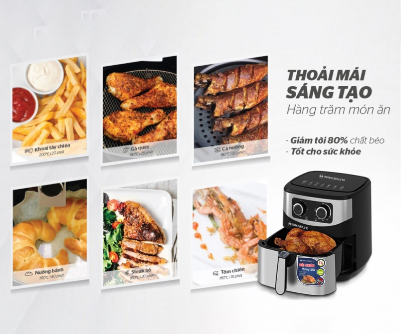 Nồi Chiên Không Dầu Maxxsound GL-MS688