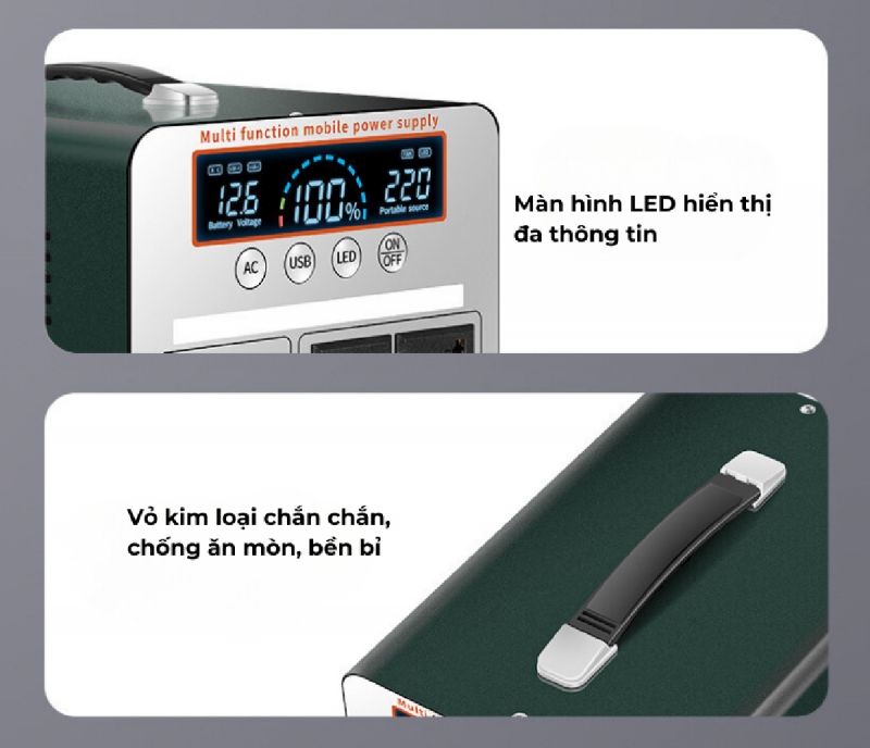 Trạm sạc điện dự phòng 1000W
