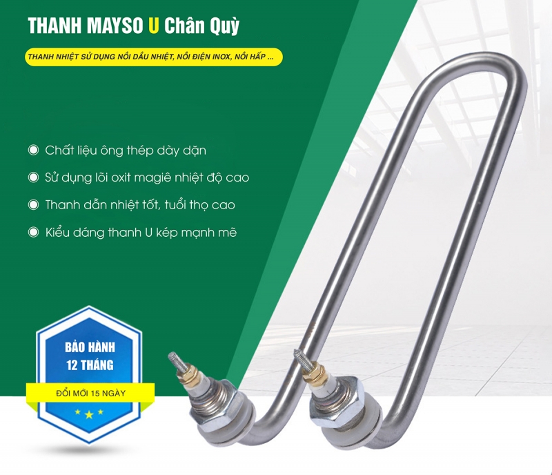 Thanh Điện Trở 3Kw Chân Quỳ