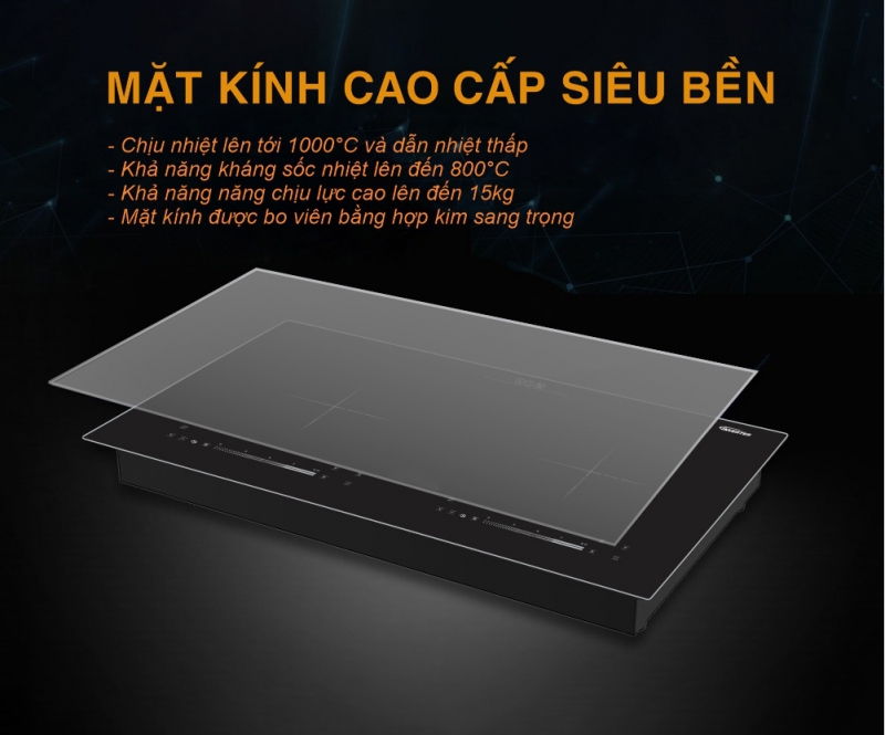 Bếp từ đôi giá rẻ 2200w inverter