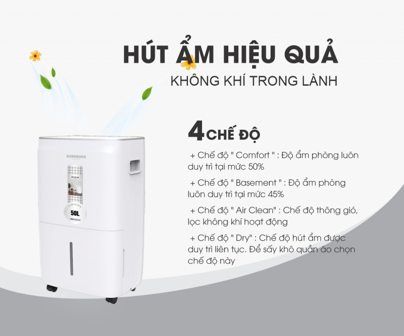Máy hút ẩm 50 lít